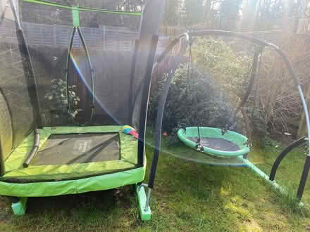 Photo of free Child’s trampoline and swing (NN3 goldings) #1