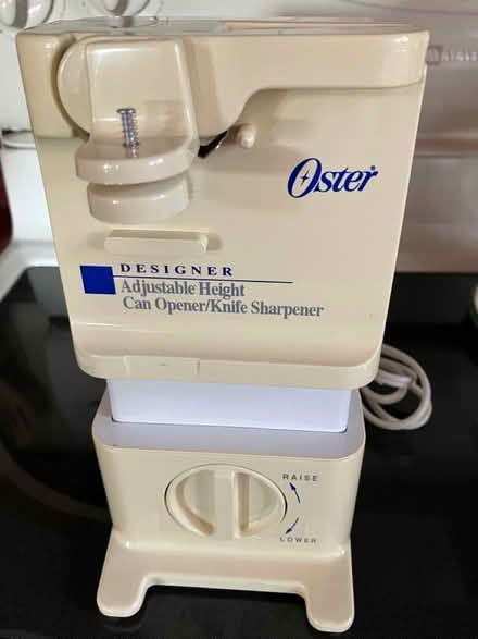 Photo of free Oster adjustable height Can Opener (Kintnersville PA - Upper Bucks) #2