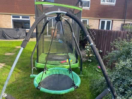 Photo of free Child’s trampoline and swing (NN3 goldings) #2