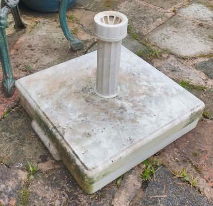 Photo of free Garden parasol / umbrella base (Timperley WA15) #1