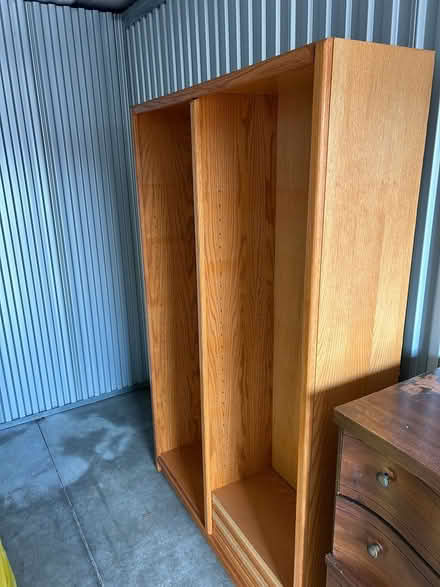 Photo of free Double wide book case (Kettering) #1