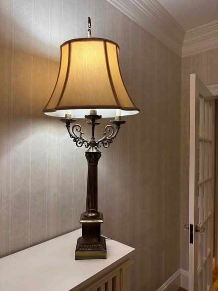 Photo of free Brass lamp (Winchester) #1