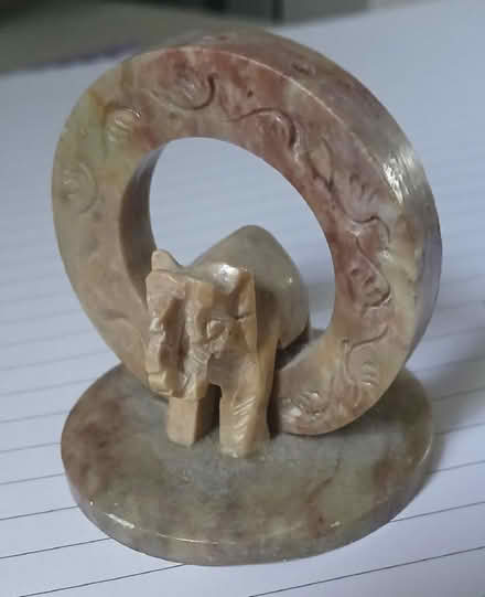 Photo of free Carved soapstone elephant incense holder (South Croydon CR2) #1