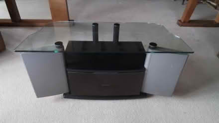 Photo of free TV stand with glass top (IP8) #1