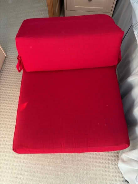 Photo of free Red foam chair bed (Matlock DE4) #1