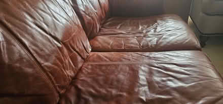 Photo of free leather couch (Near ABT electronics) #2