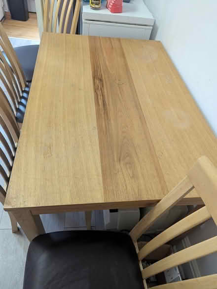 Photo of free Dining table and 4 chairs (Meersbrook S8) #3