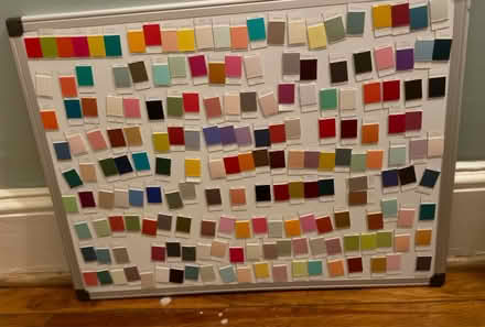 Photo of free White Board w/ Fabric Swatch Magnet (Woodley Park) #1