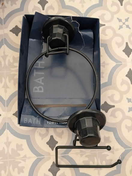 Photo of free Suction toilet roll & towel holder (Clapham MK41) #1