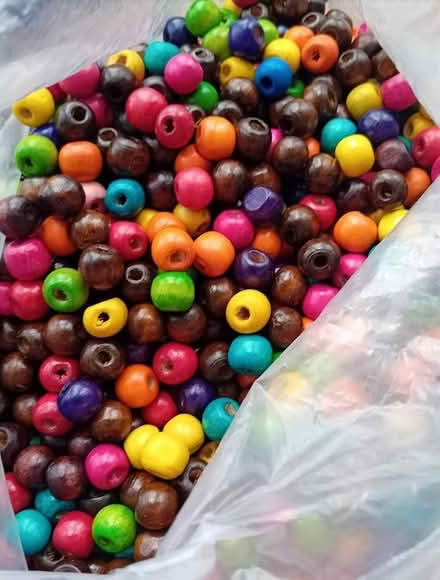 Photo of free Big Bag of Wooden Beads (Parkstone BH12) #1