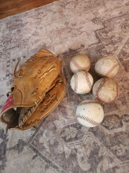 Photo of free Baseball mitt and balls (virgil) #3