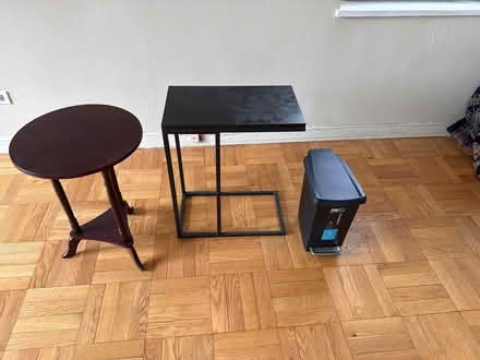 Photo of free 2 small end tables and 1 trash can (Riverdale, Bronx, New York) #1