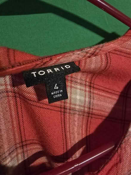 Photo of free Red Plaid Blouse - Torrid 4 (West 7th) #2