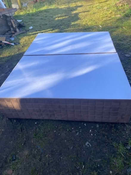Photo of free Double duvan bed base (Golborne) #1