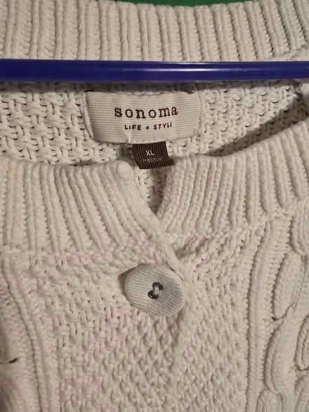 Photo of free Cropped White Sweater -XL (West 7th) #2