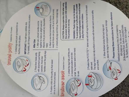 Photo of free Travel potty (Bennetts End HP3) #2