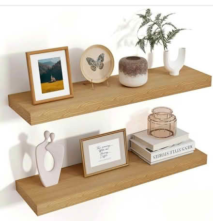 Photo of 24" floating wood wood shelves (Prince William Cty, Manassas) #1