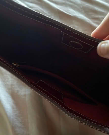 Photo of free Round Burgundy handbag (West Norwood) #3
