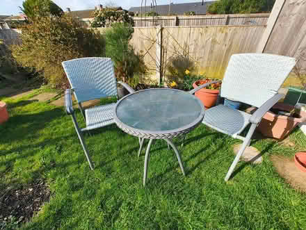 Photo of free Garden chairs and table (Southam CV47) #1