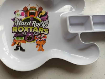 Photo of free guitar shaped childs plastic plate (Melksham) #2