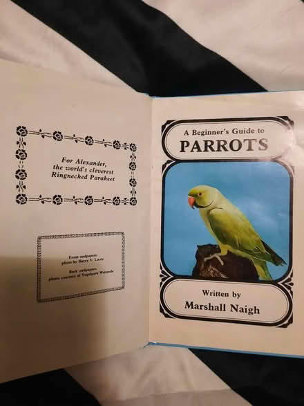 Photo of free A beginners guide to parrots (book) (Bramley LS13) #4