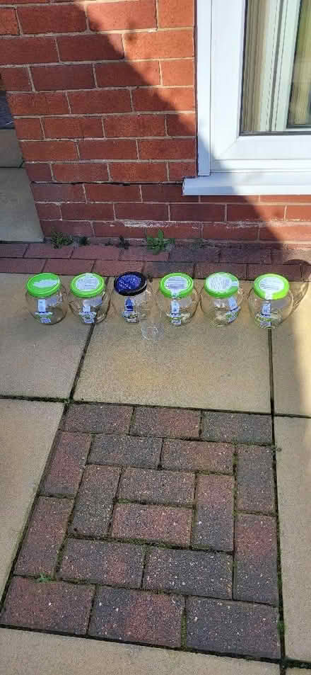 Photo of free Large decorative glass jars (Rainford Junction WA11) #1