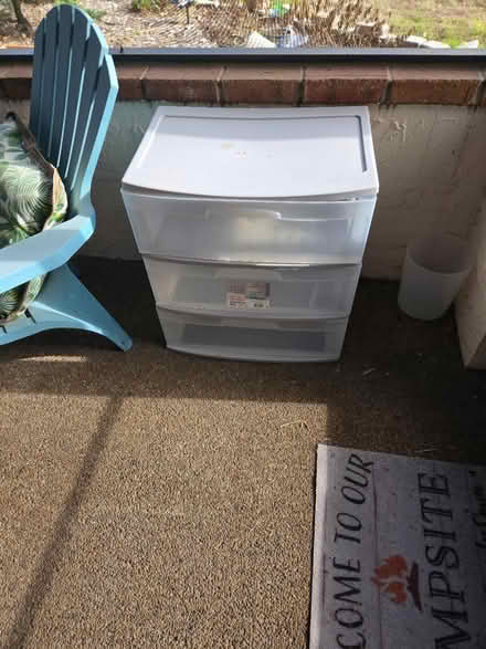 Photo of free 3 drawer plastic bin (Orlando/Williamsburg) #1