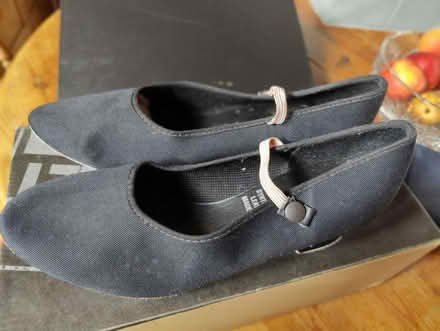Photo of free Pair black ladies shoes 5 1/2 (Bedford) #2