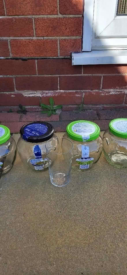 Photo of free Large decorative glass jars (Rainford Junction WA11) #2