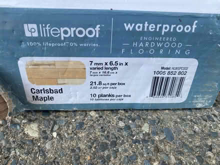Photo of free 1 box Lifeproof wood floor (San Rafael) #1