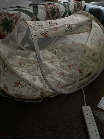 Photo of free Portable fold away crib (Prenton CH43) #2