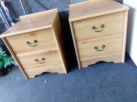 Photo of free 2 bedside tables (Fearnhead WA2) #1