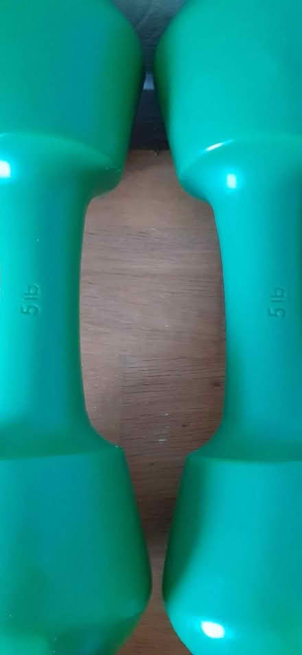 Photo of free Pair of 5lb weights and 2 wedges (Enfield EN2) #3