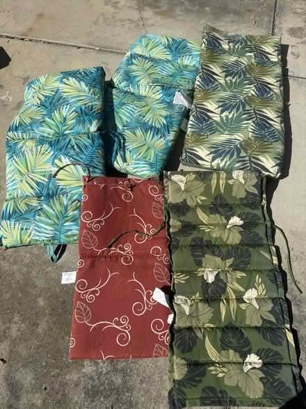 Photo of free Outdoor chair cushions #2 (Rancho Rinconada, Cupertino) #1