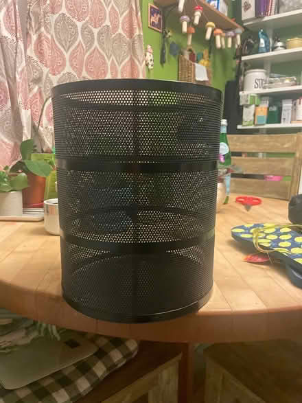 Photo of free Mesh metal garbage can (Northbrook) #1