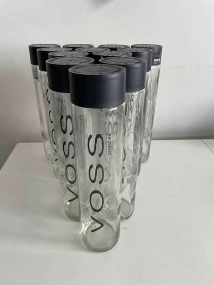 Photo of free 12 Empty Glass Voss Water Bottles (Bognor Regis PO21) #1