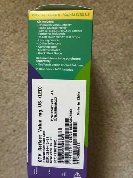 Photo of free Unopened blood-sugar monitor (Sunnyvale/Cupertino) #3