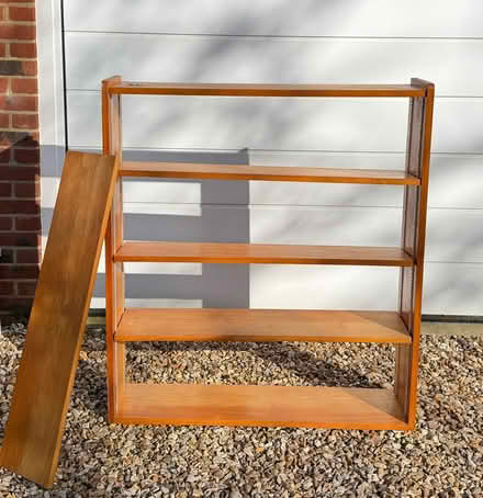 Photo of free Pine bookcase/shelf unit (East Marden) #1