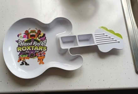 Photo of free guitar shaped childs plastic plate (Melksham) #1