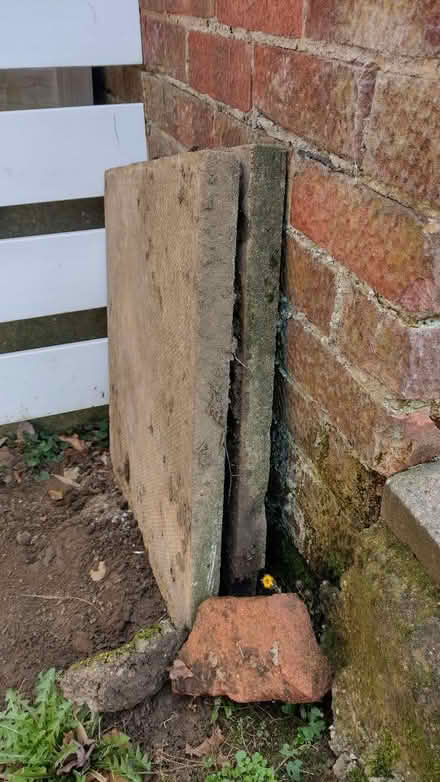 Photo of free 2 concrete paving slabs (Duffield DE56) #1