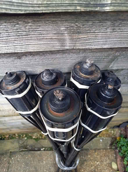 Photo of free Garden oil lamps x 5 (Christchurch BH23) #1