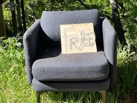 Photo of free Small side tables & armchair (84 Martens Blvd, San Rafael) #1