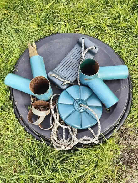 Photo of free child's swings and fixings, just add wood (Ringmer BN8) #1