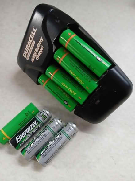 Photo of free Rechargeable Batteries And Charger (Mexborough S64) #1
