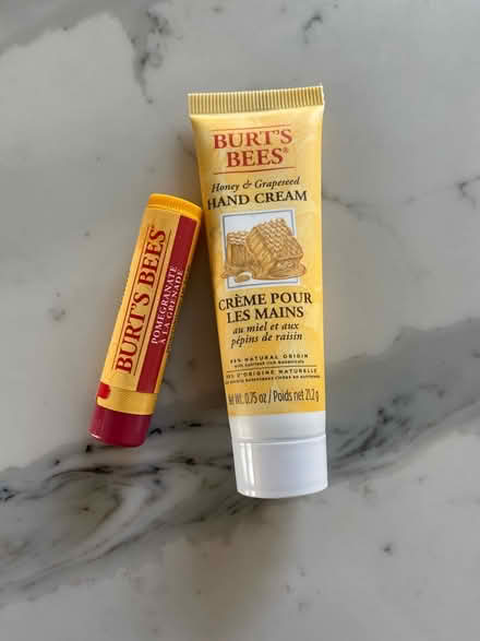 Photo of free Burt’s Bees Lip Balm & Hand Cream (Skokie) #1