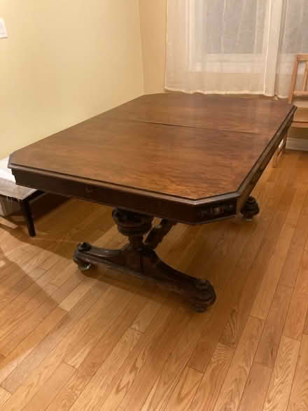 Photo of free Antique dining table (Beaches) #1