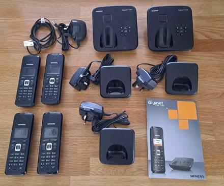 Photo of free Gigaset CS385 3 extension phone system with answerphone (Wokingham RG40) #1