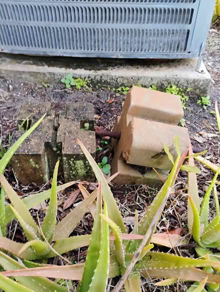Photo of free Corner concrete blocks/flower beds (Near Oslo Middle School) #1
