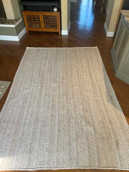 Photo of free 6’x9’ Jute Rug - off white (Concord) #1