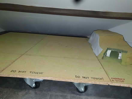 Photo of free Model Railway Base or Loft Boards & Castors (Manston LS15) #2